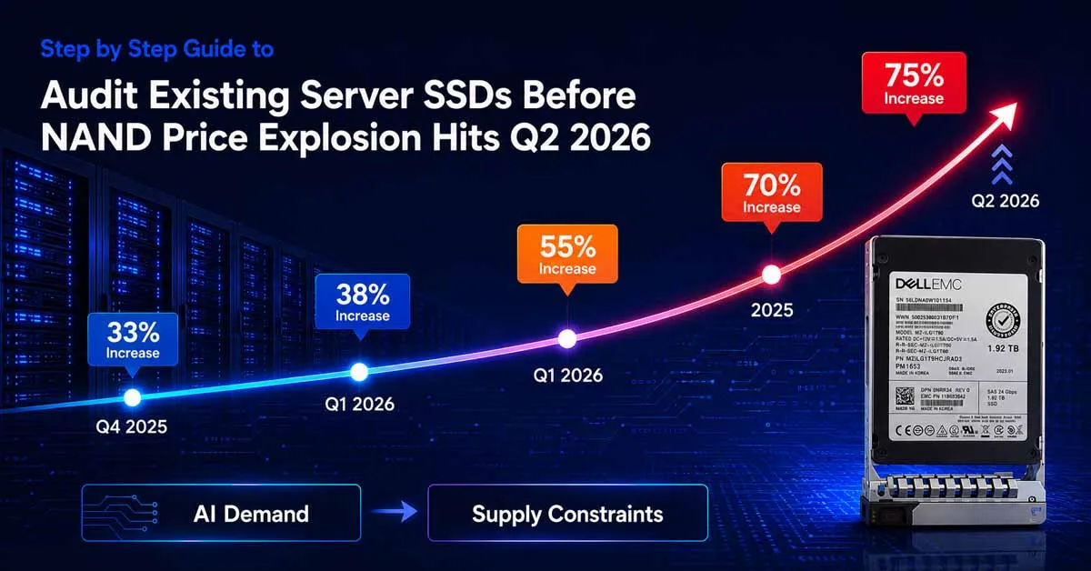 Step by Step Guide to Audit Existing Server SSDs Before NAND Price Explosion Hits Q2 2026