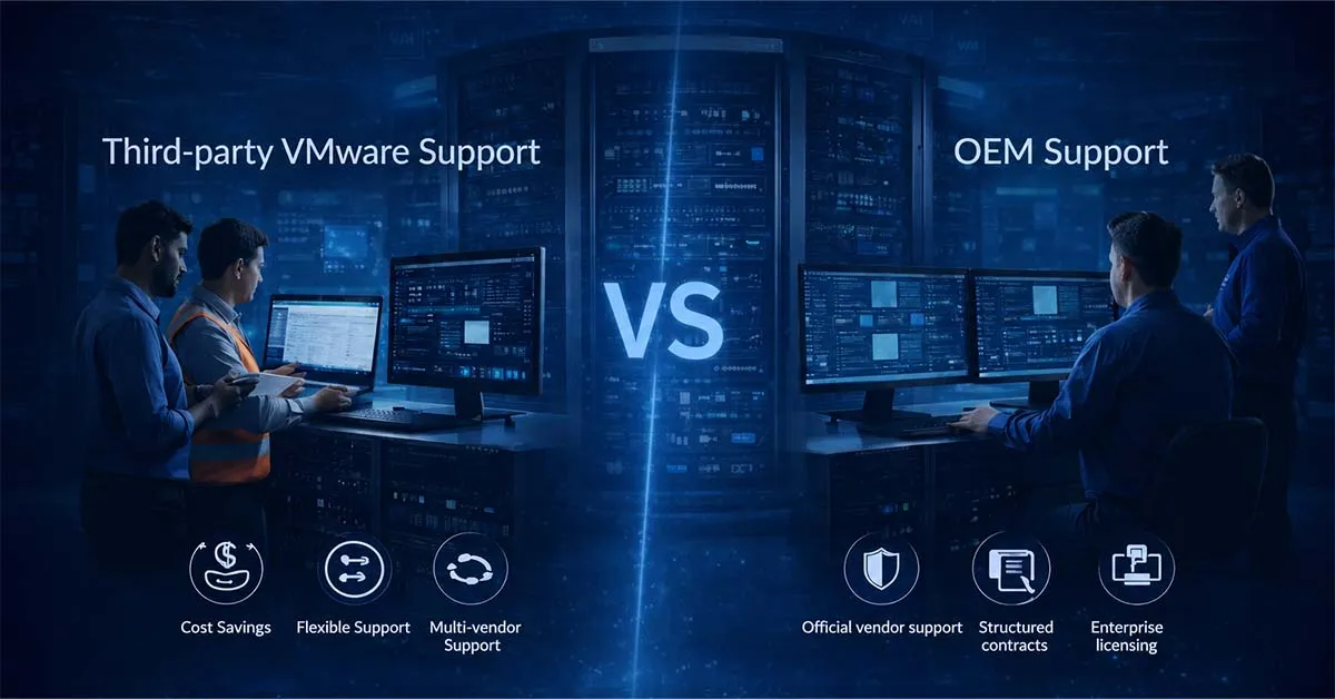 Third Party VMware Support vs OEM Support: Which Is Right for Your Business in 2026