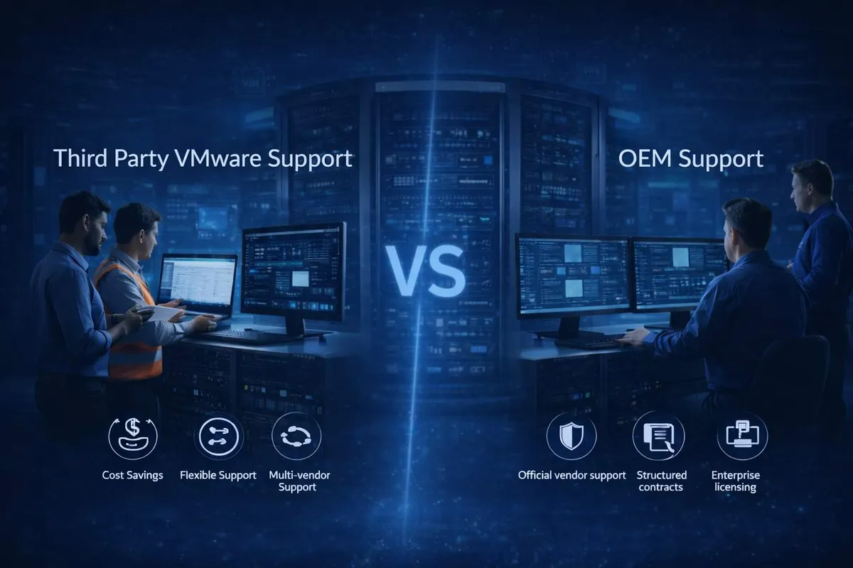 Third Party VMware Support vs OEM Support: Which Is Right for Your Business in 2026