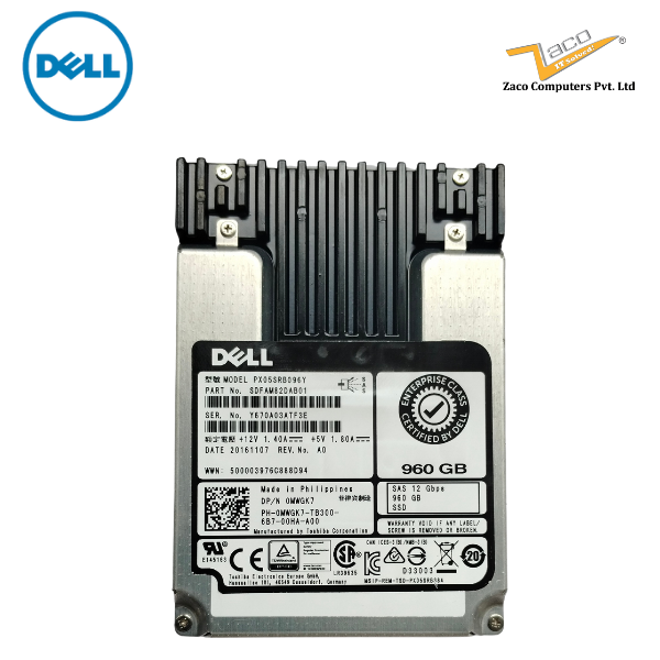 7FNRX Dell 960GB 12G 2.5-inch SFF SAS Solid State Drive (SSD)