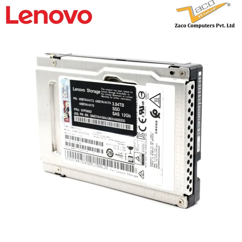 LENOVO 3.84TB SAS SSD 3.5" 01PG652