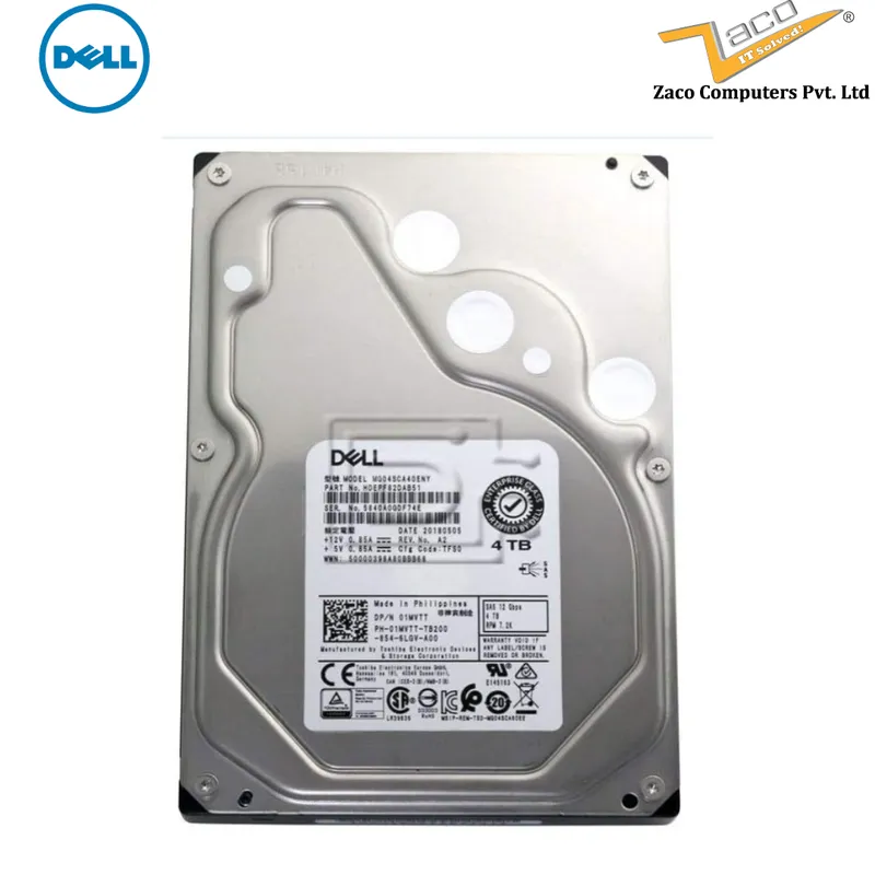 DELL 4TB SAS 7.2K HARD DISK 3.5" 1MVTT / 01MVTT