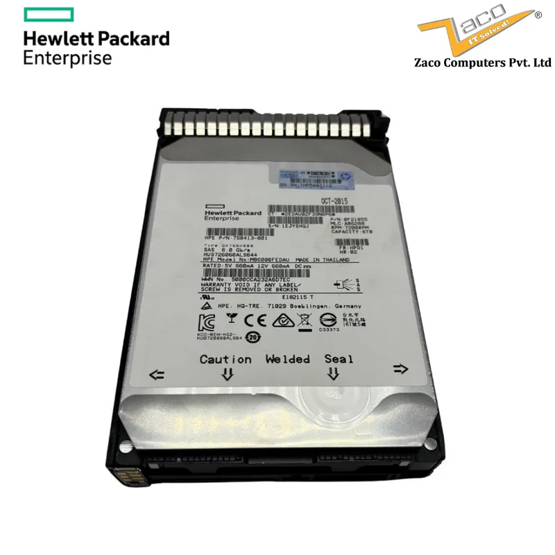 HP 6TB SAS 7.2K HARD DISK 3.5" 862136-001