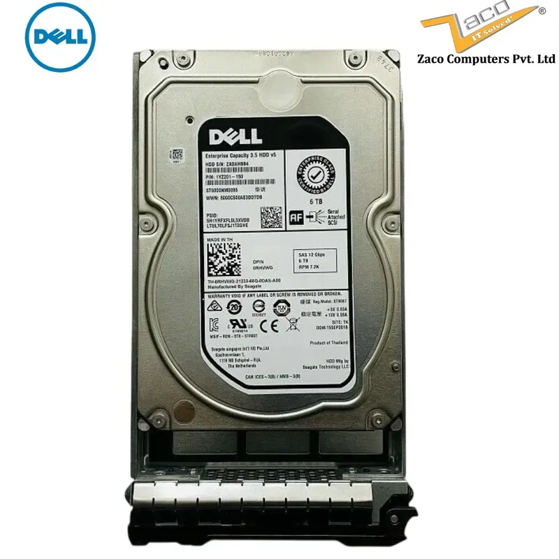 Dell 6 TB 3.5″ SAS Storage Hard Drive 0NWCCG 