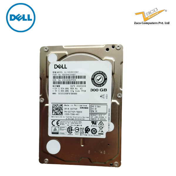 377CF Dell 300GB 15K 12G 512n 2.5-inch SFF SAS Hard Drive