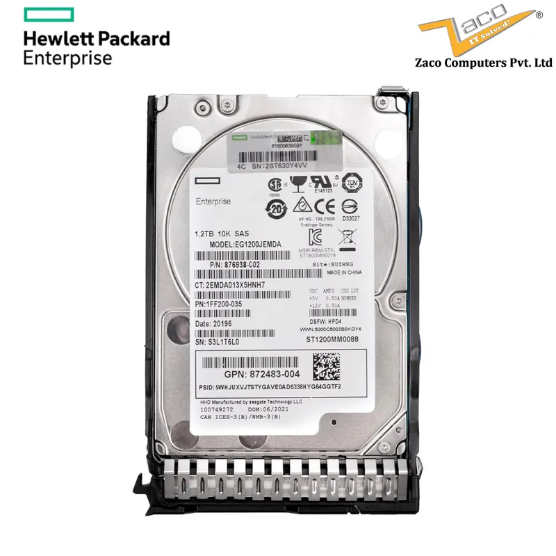 HP 1.2TB SAS 10K HARD DISK 2.5" 876938-002
