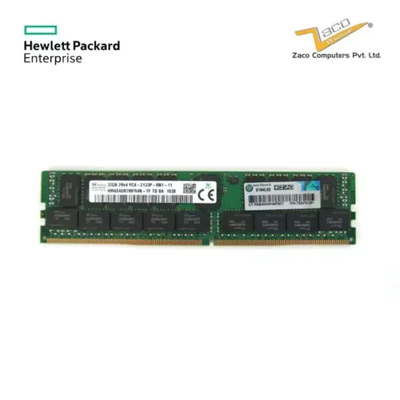 HPE 32GB DDR4 RDIMM 2933 MHZ REGISTERED MEMORY" P06189-001, P00924-B21, P18450-B21