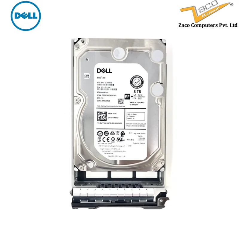 DELL 8TB SAS 7.2K HARD DISK 3.5" KRDKK