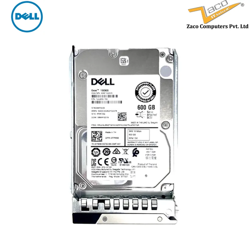 DELL 600 GB SAS 15K HARD DISK 2.5" 1W7HC 