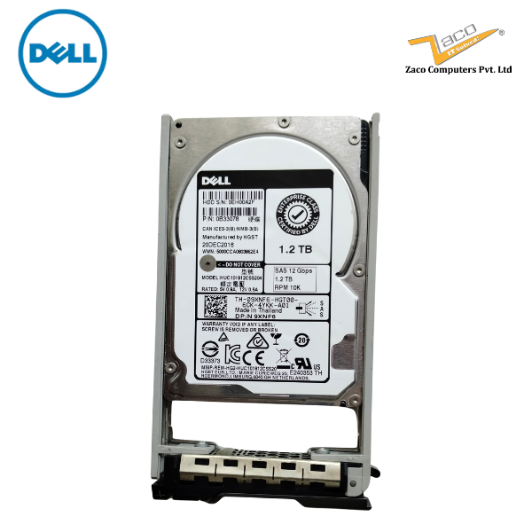 0B33078 Dell 1.2TB 2.5-inch SFF SAS 12G 10K RPM 512n Hard Drive