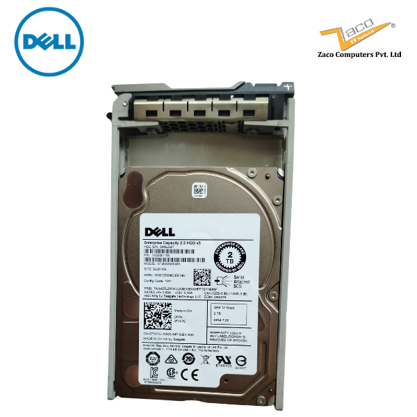 400-AHLP Dell 2TB 2.5-inch SFF SAS 12G 7.2K 512e Hard Drive