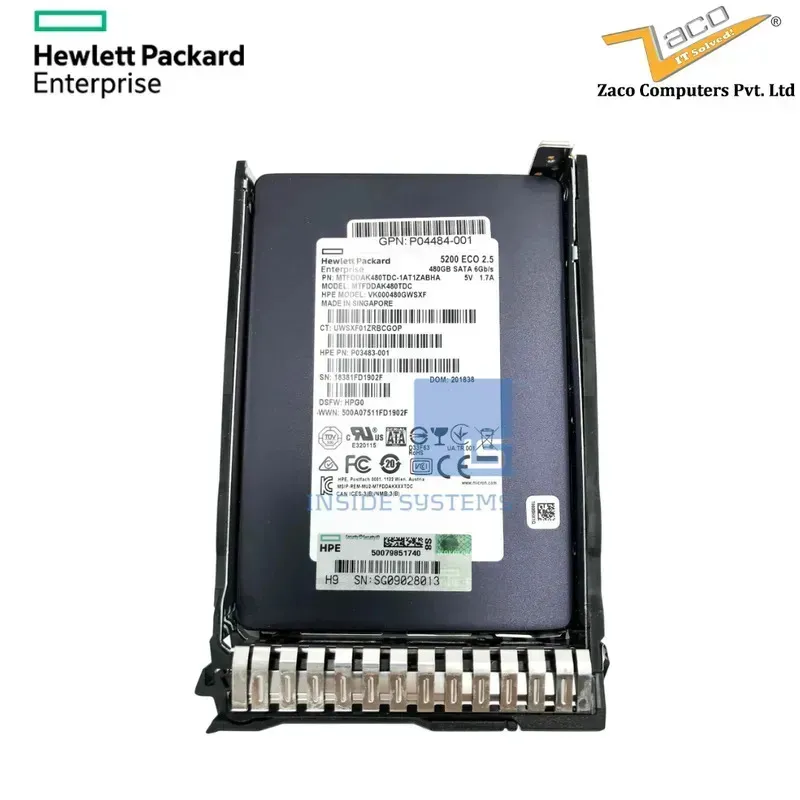 HP 480GB SATA SSD 2.5" P18422-B21