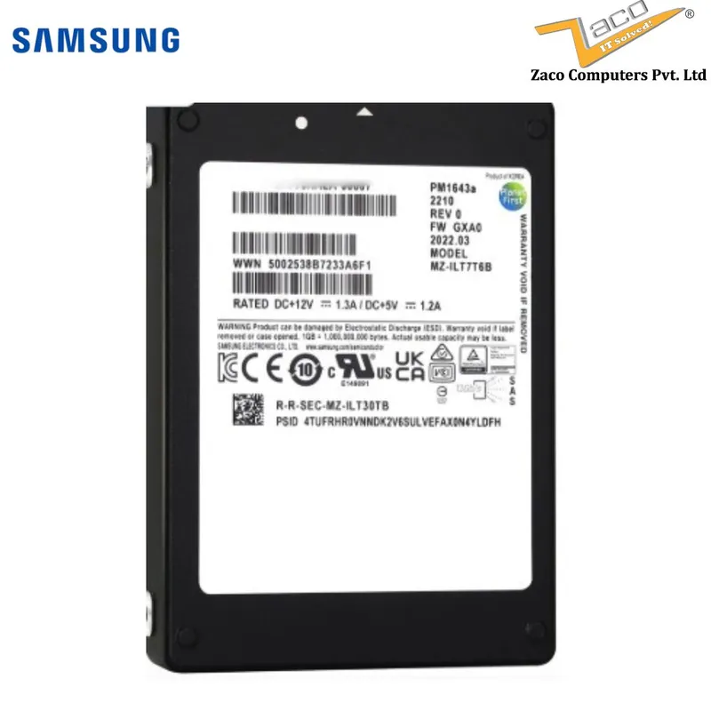 SAMSUNG PM1643a 1.92TB 2.5 SAS SSD