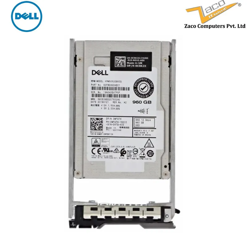 DELL G14 WFGTH 960GB 12G 2.5" SAS SSD With Caddy