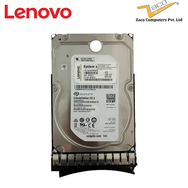 LENOVO 4TB SAS 7.2K HARD DISK 3.5" 00YK006