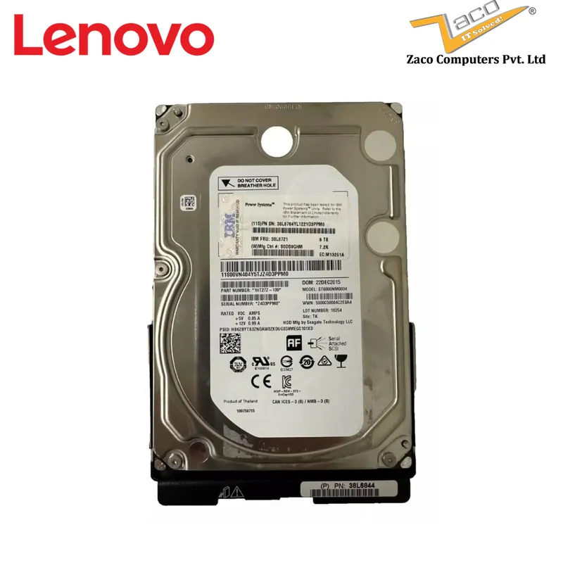 LENOVO 6TB SAS 7.2K HARD DISK 3.5" 00YK605