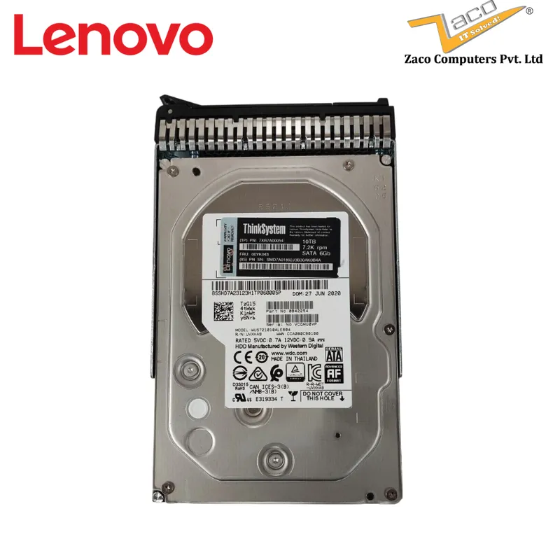 LENOVO 10TB SAS 7.2K HARD DISK 3.5" 00YK337