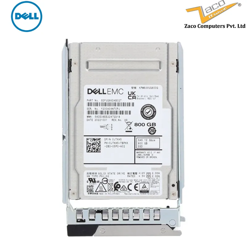 DELL 800GB SAS NHS MIXED SSD 2.5" JTKH5 
