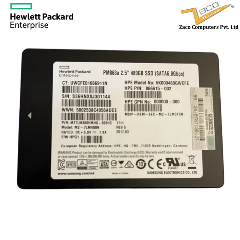 Samsung PM863a 480GB SSD (MZ-7LM480)