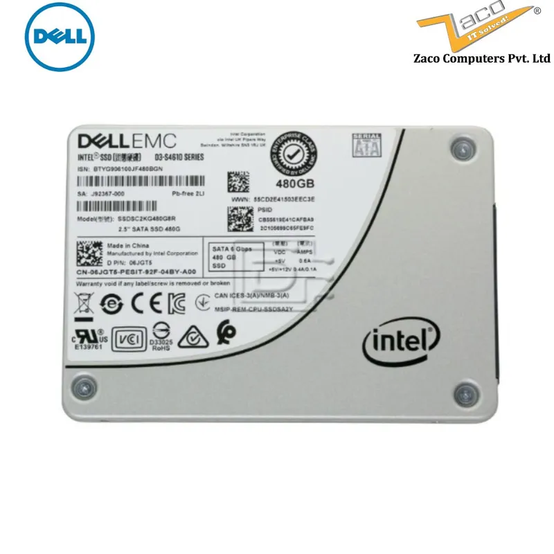 6JGT5 Original DELL Solid State Drive 480GB SATA SSD