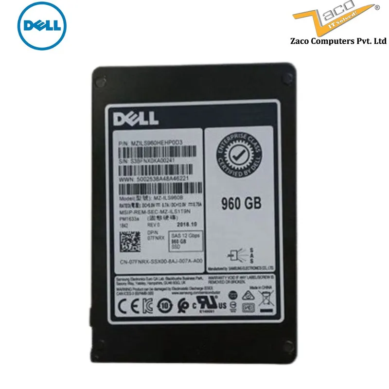 DELL MZ-ILS960B 960GB 2.5" SAS HDD With Caddy