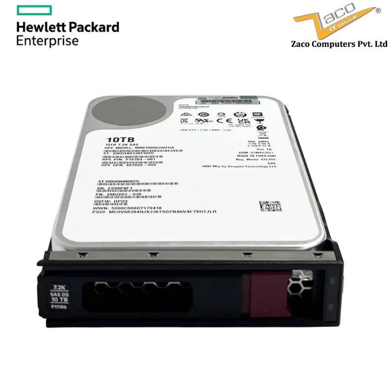 HP 10TB SAS 7.2K HARD DISK 3.5" 857646-B21
