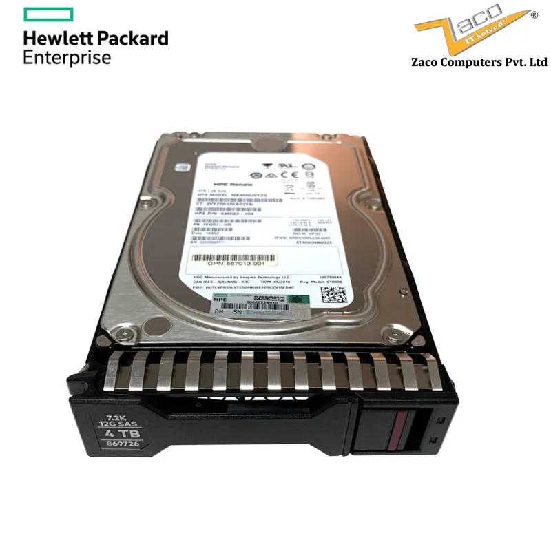 HP 4TB SAS 7.2K HARD DISK 3.5" 869726-001