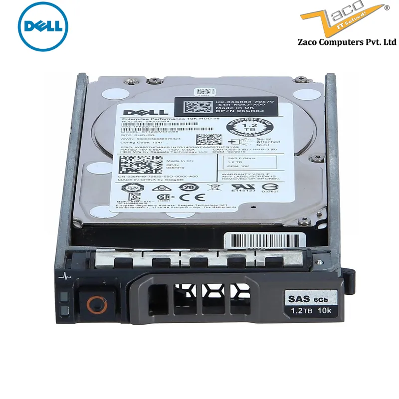 DELL 1.2TB SAS 10K HARD DISK 2.5" 36RH9 WITH CADDY