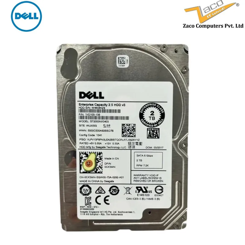 0CK3MN Dell 2 TB 2.5″ SATA Storage Hard Drive