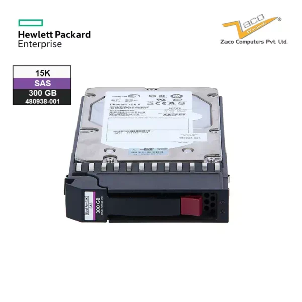 480938-001 HP MSA2 300GB 15K 3.5 DP SAS Hard Drive