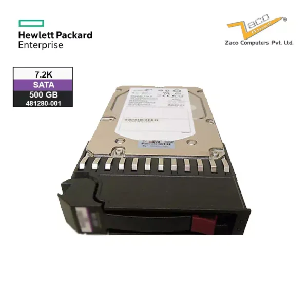 481280-001 HP MSA2 500GB 7.2K 3.5 SATA Hard Drive