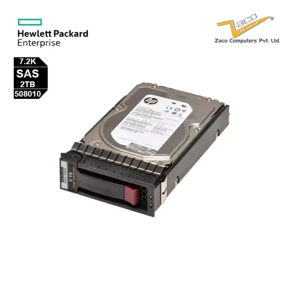 508010-001 HP 2-TB 6G 7.2K 3.5 DP SAS Hard Drive