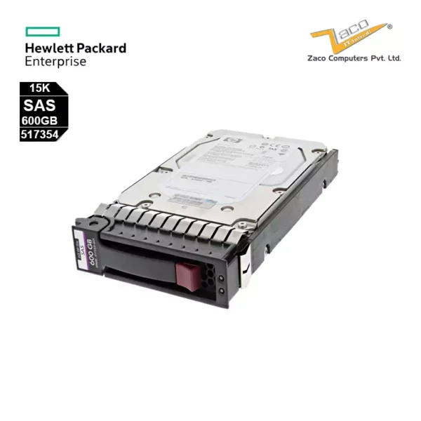 517354-001 HP 600-GB 6G 15K 3.5 DP SAS Hard Drive