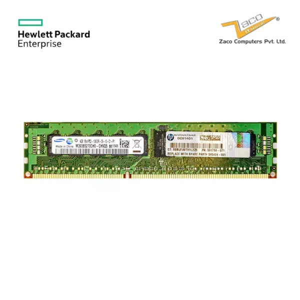 595424-001 HP 4GB DDR3 Server Memory