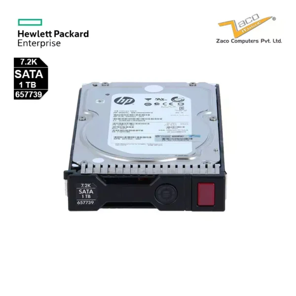 657739-001 HP 1TB 6G 7.2K 3.5 SATA Hard Drive