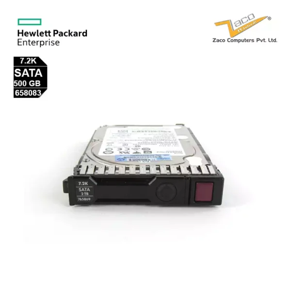 658083-001 HP 500GB 6G 7.2K 3.5 SATA Hard Drive