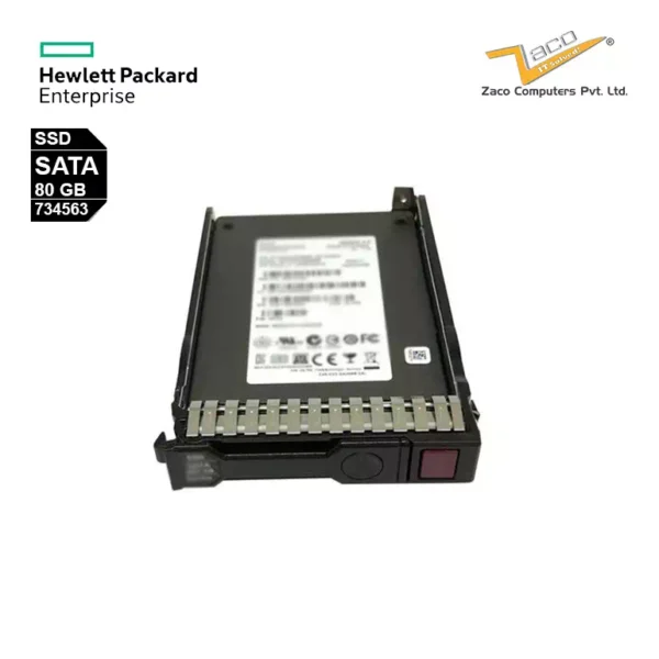 734563-001 HP 80GB 6G 3.5 SATA Hard Drive VE SSD Hard Drive