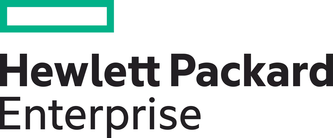 HPE logo on a transparent background